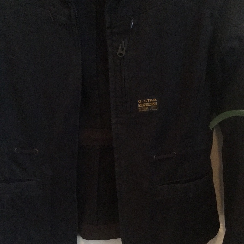 G-STAR ORIGINALS RAW DENIM BLACK LADIES JACKET - Size Small - Picture 5 of 17